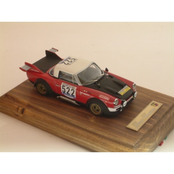 Fiat Abarth 124 #522 Giro d'Italia 1973 Pianta / Pica - Special Built 1:43